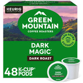 Green Mountain Coffee Roasters front packaging showing Dark Magic pods and count