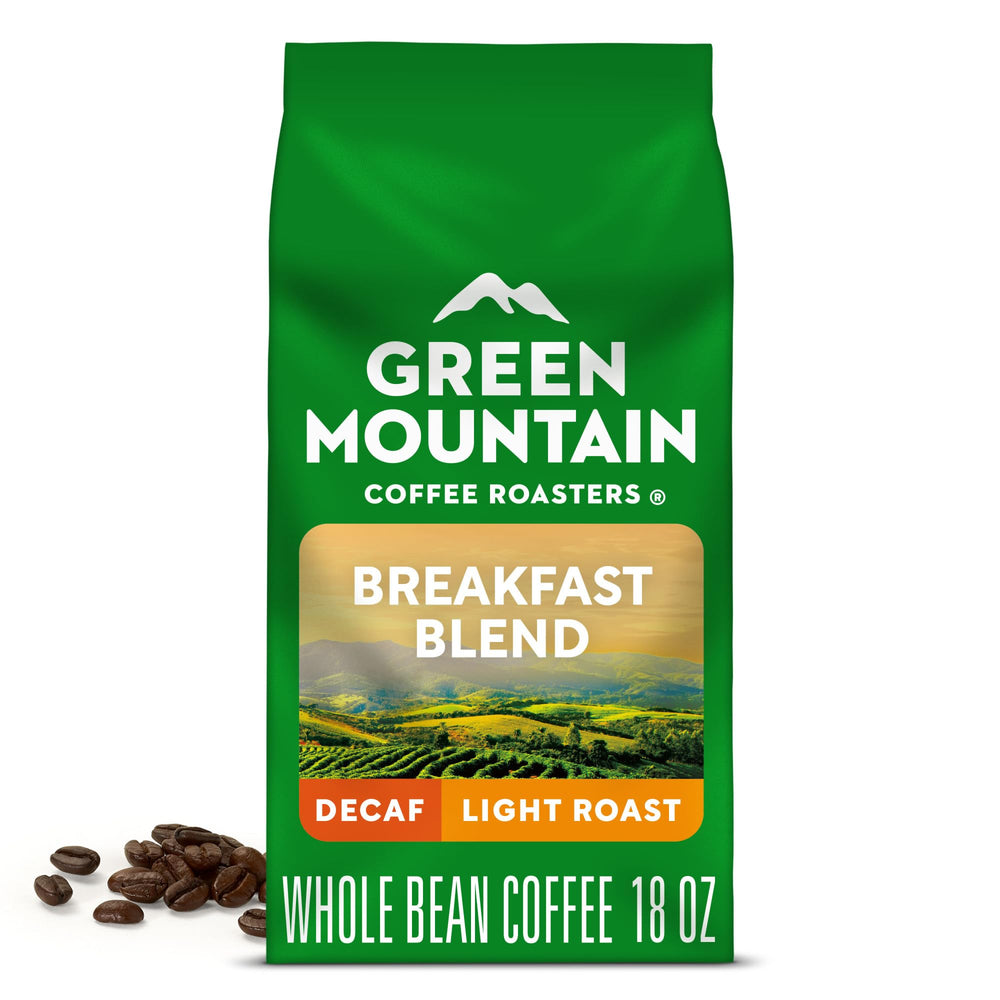 Green Mountain Coffee Roasters front packaging showing 18 oz bag and brand