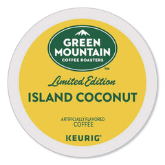 Green Mountain Coffee Roasters front packaging showing 72-count box and branding benefit convenience