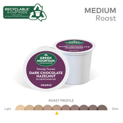 Green Mountain Coffee Roasters roasted coffee texture close-up, highlights medium roast body