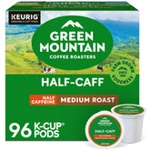 Green Mountain Coffee Roasters front packaging showing 96-count box and convenience