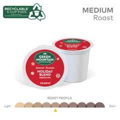 green mountain coffee roasters opened pod with grounds illustrating freshness and flavor