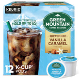 Green Mountain Coffee Roasters front packaging showing flavor and count, convenient