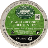 Green Mountain Coffee Roasters front packaging showing 48 count and tropical branding benefit convenience