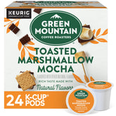 Green Mountain Coffee Roasters front packaging showing flavor and quick brewing