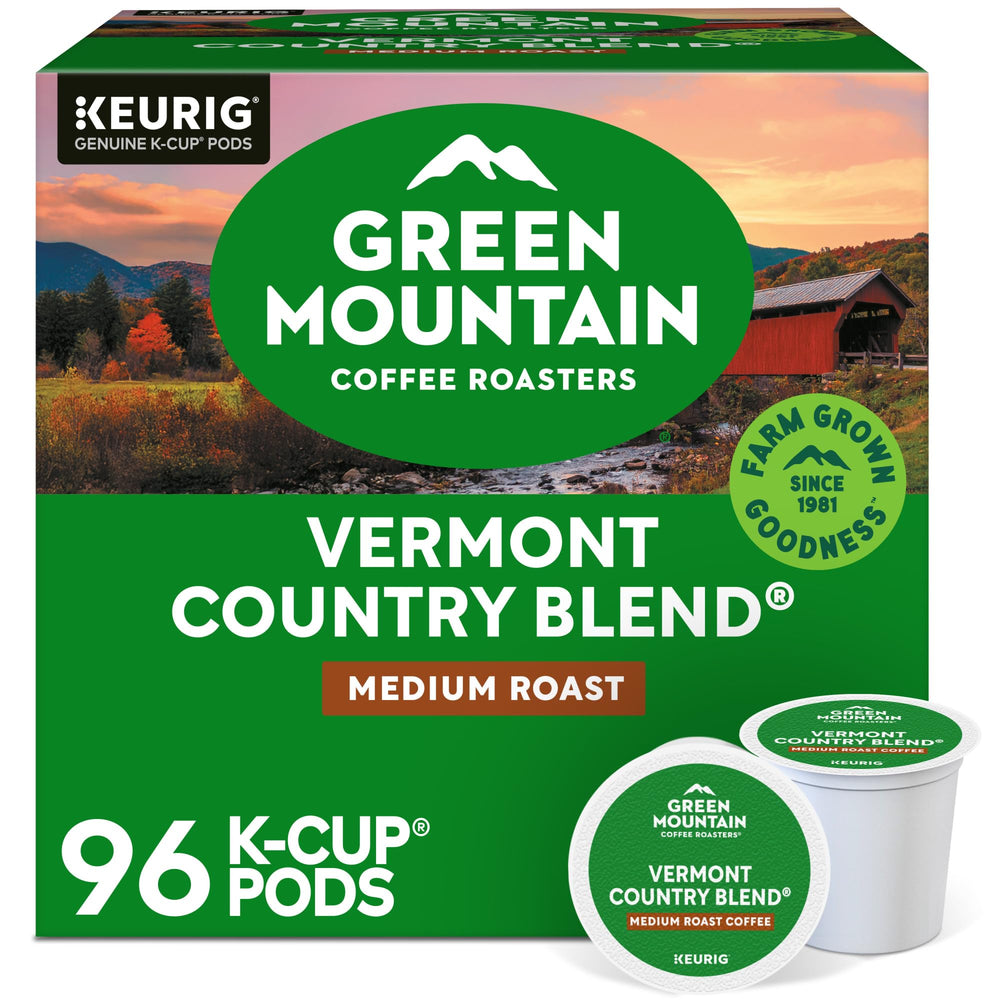Green Mountain Coffee Roasters front packaging showing 96-count convenience