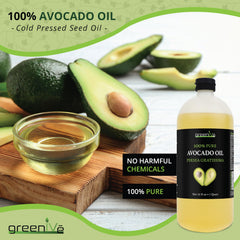 GreenIVe label detail displaying cold-pressed and non-GMO information