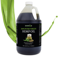 GreenIVe hemp oil front label showing size and certifications, clear trustworthy packaging