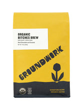 Groundwork front packaging showing organic 12oz bag and bold branding benefit freshness