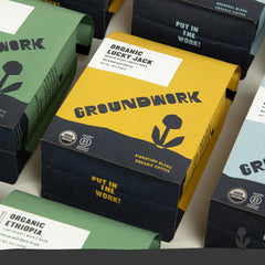 Groundwork Lucky Jack brewed cup in kitchen scene for daily enjoyment