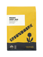 Groundwork Lucky Jack front packaging showing organic badge and blend