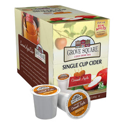Grove Square front packaging showing 24-count pods and clear product benefit