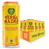 Guayaki front can image showing Awakening Orange and benefits of organic energy