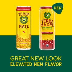 Guayaki Yerba Madre can close-up of label highlighting organic and 115mg caffeine benefit
