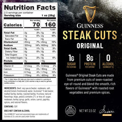 GUINNESS THE 1759 steak cuts served on a wooden board, ideal for sharing at gatherings