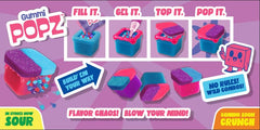 GUMMI POPZ! cross-section detail revealing popping crystals and layered candy excitement