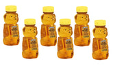 Gunter's Honey front packaging pack of six bears showing brand and mild clover honey benefit