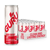 GURU front packaging showing 24-pack and clear branding for easy stocking