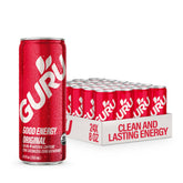 GURU original front can showing branding and organic benefit