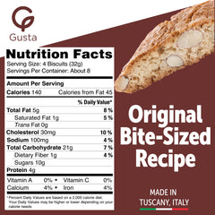 GUSTA open sealed bag showing eco-friendly packaging and freshness