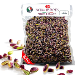 GUSTO ETNA front packaging showing unsalted pistachios and weight benefits