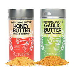 Gustus Vitae front packaging showing gift set and premium look
