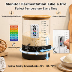 GWTQMJI bamboo lid and breathable cloth cover comparison for fermentation control