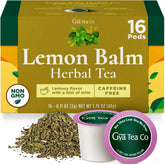Gya Tea Co front pack showing 16-count box and natural ingredients benefit
