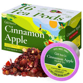 Gya Tea Co front packaging showing 16-count pods and seasonal design, quick brewing benefit