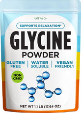 Gya Tea Co front packaging showing clean glycine powder and brand clarity