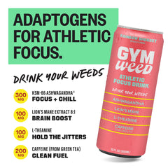 GYM SODA pour showing fizzy texture and creamy sherbet-like finish for refreshing taste