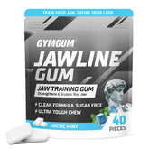 GYMGUM front packaging showing Arctic Mint and 40-count convenience