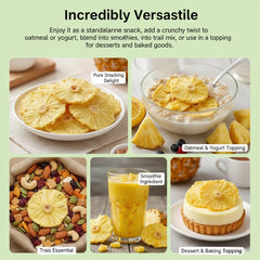 H2ONDBQF pineapple chips served in bowl for topping cereals and yogurt