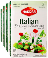 Haddar front packaging showing gluten free label and convenient packets, quick prep benefit