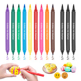 HAIRUNG front packaging showing complete 12-pen edible set for easy decoration