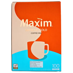 Haitai MAXIM front box showing 100-stick packaging and easy storage benefit