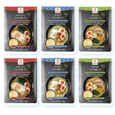 Hakubaku front packaging 6 pack showing variety and convenience