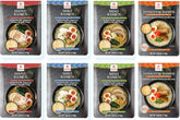 Hakubaku front packaging showing 8-pack variety with clear labeling and convenience