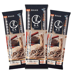 Hakubaku front packaging showing premium no-salt soba, highlights authentic flavor