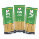 Hakubaku front packaging showing pea protein udon and benefits