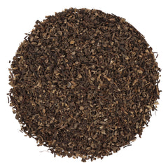 Halo Naturals open pouch with cut and sifted black cohosh root visible, ready to use