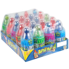 THE HAMPTON CANDY COMPANY front pack showing 20 assorted bottle lollipops for easy gifting