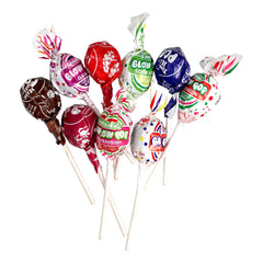 THE HAMPTON CANDY COMPANY Blow Pop split showing gum center and two-texture enjoyment