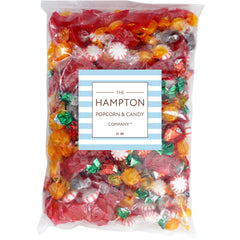 THE HAMPTON CANDY COMPANY overhead view of mixed candies for quick selection
