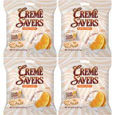THE HAMPTON CANDY COMPANY front bag showing Orange & Cream branding and convenience