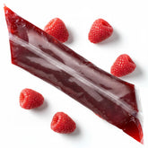 Hampton Distribution front packaging showing 2 lb raspberry filling, easy portioning benefit