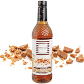 Hampton Distribution front bottle view shows toffee flavor and convenience