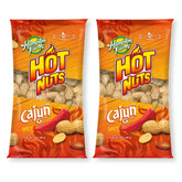 Hampton Farms front packaging showing 10 oz Cajun peanuts, bold snack flavor