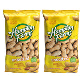 Hampton Farms front packaging showing two resealable 10 oz bags and fresh roasted appeal