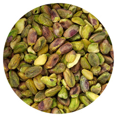 Hampton Distribution front packaging showing one-pound pistachio bag, convenient pantry staple